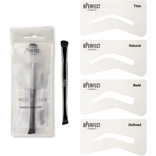 BPERFECT Sminke Øjne Indestructi'Brow Eyebrow Stencil KitGavesæt Thin - Natural - Defined - Bold 9 g () - 9 g