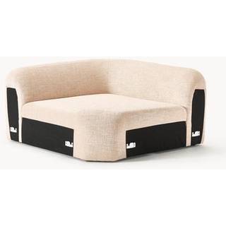 Rundet hjørnemodul Wolke i bouclé