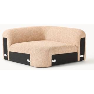 Rundet hjørnemodul Wolke i bouclé