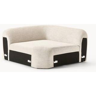 Rundet hjørnemodul Wolke i bouclé