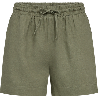 Freequent Shorts - FQLava HørShorts Grøn Str. M Freequent.dk