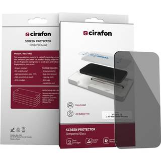 Cirafon Privacy Screen Protector Glass Iphone 15