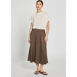 AcaciaBBAmattas skirt - Brown/cream dot print