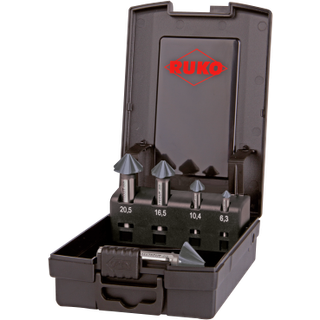 Forsænkersæt 4S HSS-Co5 RUnaTec 6,3-25,0mm, 5stk