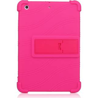 EIDERWOOD iPad Mini 3 / 2 / 1 Silikone Cover m. Kickstand - Lyserød
