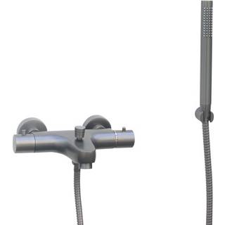 Cassøe komplet kararmatur m/håndbruser - Gun metal