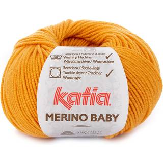 Katia Merino Baby 001 Hvid Indhold: 100% Ren ny merinould Vægt/længde: 50 gram = ca. 165 meter Anbefalede pinde: 3 - 3½ mm Strikkefasthed: 10 cm x 10 cm = 26 m x 320r Maskinvask ved maks. 30ºC / Tørres i tumbleren.