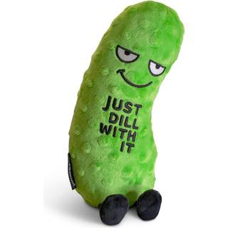 Punchkins pickle foodie plushie sjove pun meme gag gave hvid elefant str?mpe stuffer pr?senterer godt til f?lelsesm?ssig support sjov skrivebord