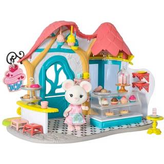 Honey Bee Acres Bees Teas Pastry Shop komplet s?t med miniatyr dukke Figur 35 stykker i alderen 3+