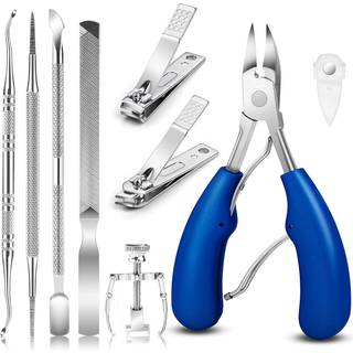 Jtieo 9Pack Toenail Clippers Ingrown Toenail Tool Ingrown Toenail Treatment Ingrown Toenail Tool Kit Rustfrit st?l Indgroet Toenail Fjernelse Kit