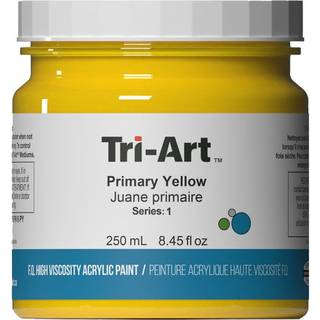 Tri-Art High Viscosity akrylfarve 250 ml Primary Yellow