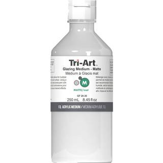 Tri-Art Glazing Medium Matte 250 ml, laserende mat medium til akrylfarve