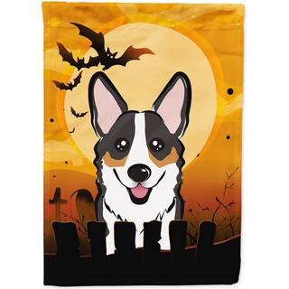"""" Caroline's Treasures BB1813GF Halloween Tricolor Corgi Garden Size Flag Lille multicolor """"