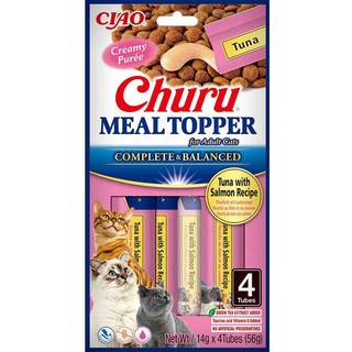 Cat Meal Topper Tun Med Laks - 4x15 ml