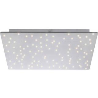Sparkle LED-loftlampe CCT dim stål 45x45cm