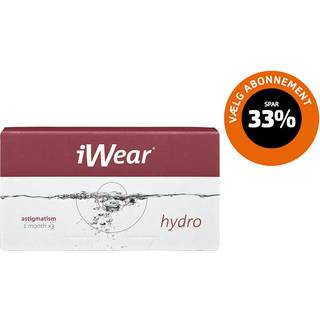 iWear Hydro Astigmatism Toriske / Astigmatiske Månedslinser