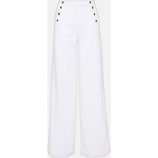 Frame High-rise wide-leg pants - white - 27