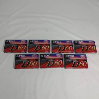 TDK 20090 Standard Grade Audio & Dictation Cassette Normal Bias 60 minutter