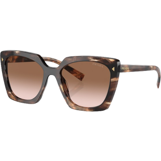 Prada Kvinde PR 23ZS 07R0A6 Solbriller Acetat Skildpadde Brun Firkantet Normal Skygge