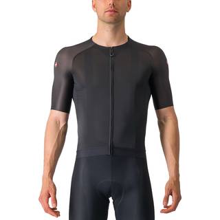 Castelli Aero Race 7.0 Jeysey Lys Sort - Størrelse XXX-large