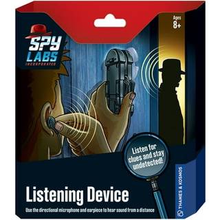 Thames & Kosmos Spy Labs Inc: Lyssna Toy Listen & Gain Top Secret Intel | Viktiga verktyg och tricks från handeln från detektivutrustningsexperte