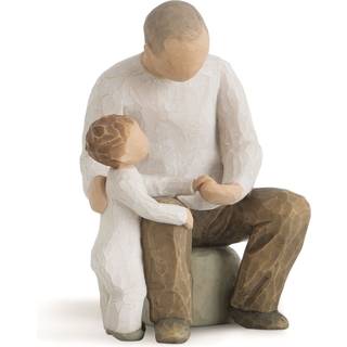 Willow Tree Grandfather Figur (bedstefar med lille barnebarn)