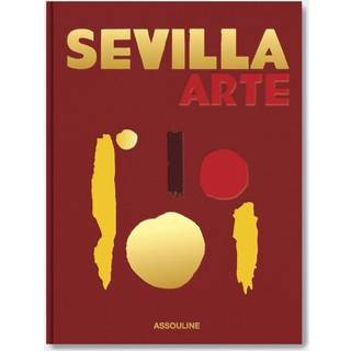 Assouline Coffee Table Books - 'Sevilla Arte' in RED Paper Cardboard, Fabric