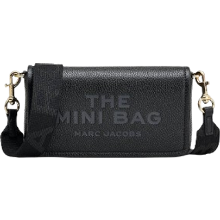 The Leather Mini Crossbody, Black