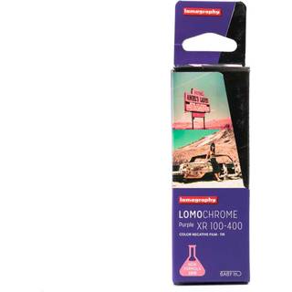 Lomography LomoChrome color negative film 110 ISO 100-400 purple