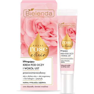 Bielenda Royal Rose Elixir Øjencreme mod rynker 15 ml - 15 ml