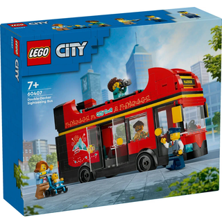 LEGO City 60407 Rød dobbeltdækker-turistbus