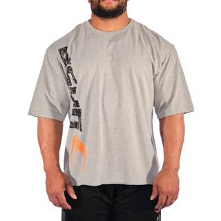 Gasp Iron Tee, Greymelange/Black