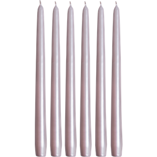 Hilke Collection Stearinlys 30 Cm 6-pak Pearl Pink - Lys Paraffin Perlerosa - 2024-0102