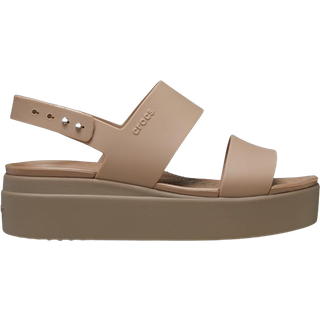 Crocs women Brooklyn Low Sandals Latte/Mushroom 34