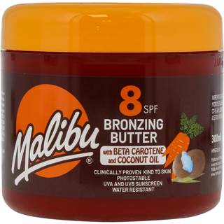 Malibu Tanning Bronzing Butter With Beta Carotene & Coconut Oil SPF 8 300 ml