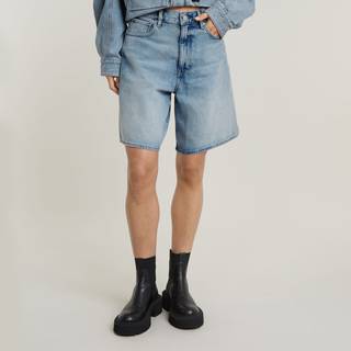 Barrel Loose Shorts - Light blue - Women
