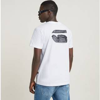 Burger Back Print T-Shirt - White - Men