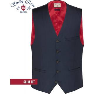 CG Herren Weste blau Slim Fit