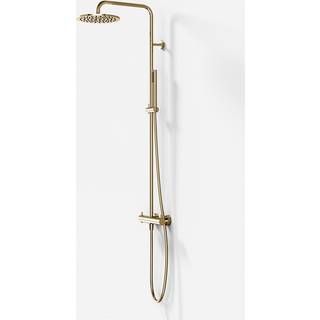 Semplice Rain DeLuxe SRL02 - SmartTerm Ø25 EasyClean. Poleret Messing Natur