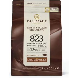 Callebaut Chokolade Callets lys 823 33,6% - 2,5 kg