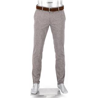 Alberto Herren Hose braun,grau kariert
