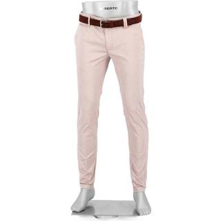 Alberto Herren Chino flieder Slim Fit