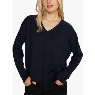 Mos Mosh Mmtani V-Neck Knit Strik 158970 Salute Navy (S)