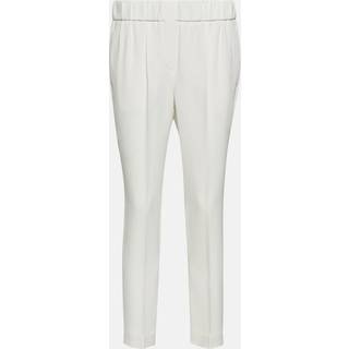 Brunello Cucinelli Tailored crÃªpe pants - white - XS