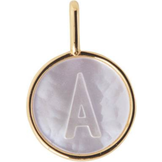 Pearl Letter Charm