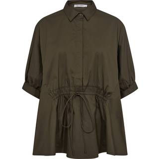 Co'couture Cottoncc Crisp Wing Blouse Bluse 35417 7555-Army (XSMALL)