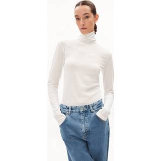 ARMEDANGELS Women's Graziliaa Soft Longsleeve Damer størrelse XXL farve hvid
