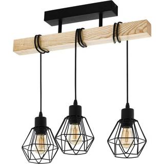 EGLO Townshend 3 Loftlampe i stål/træ