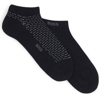 BOSS 2-pak Minipatetrn CC Ankle Socks - Black - Str 43/46