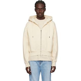 Jacquemus Le Sweater Camargue ZippÃ© cotton hoodie - beige - EU 54